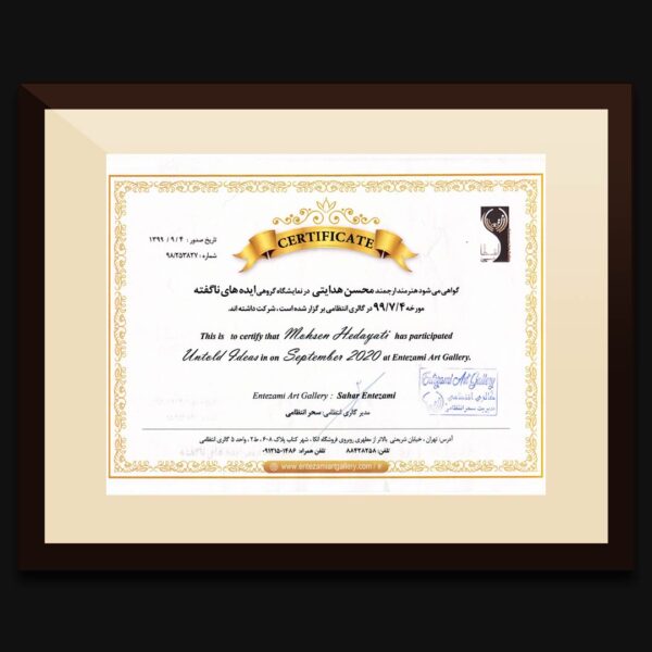 گواهی-گالری-انتظامی-محسن-هدایتی-2