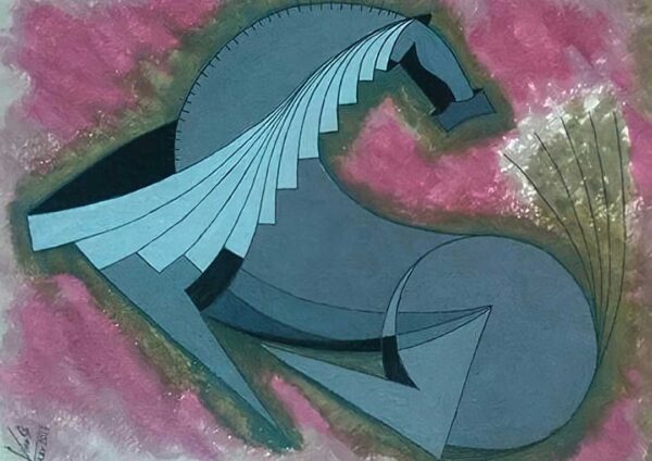 محسن-هدایتی-کوبیسم-نقاشی-بازگشت