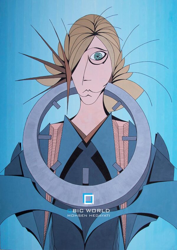 محسن-هدایتی-کوبیسم-نقاشی-فصل-برداشت