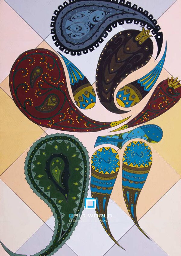 محسن-هدایتی-کوبیسم-نقاشی-ناجی