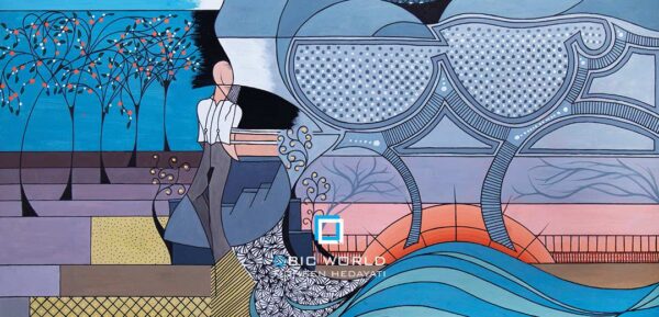 محسن-هدایتی-کوبیسم-نقاشی-نارنجزار